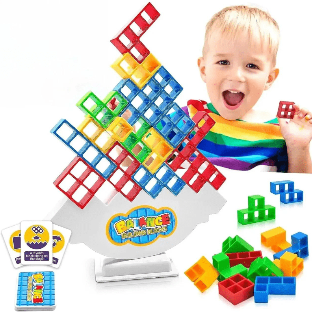 Frummies Balance Tetris |  Montessori Balanced Blocks