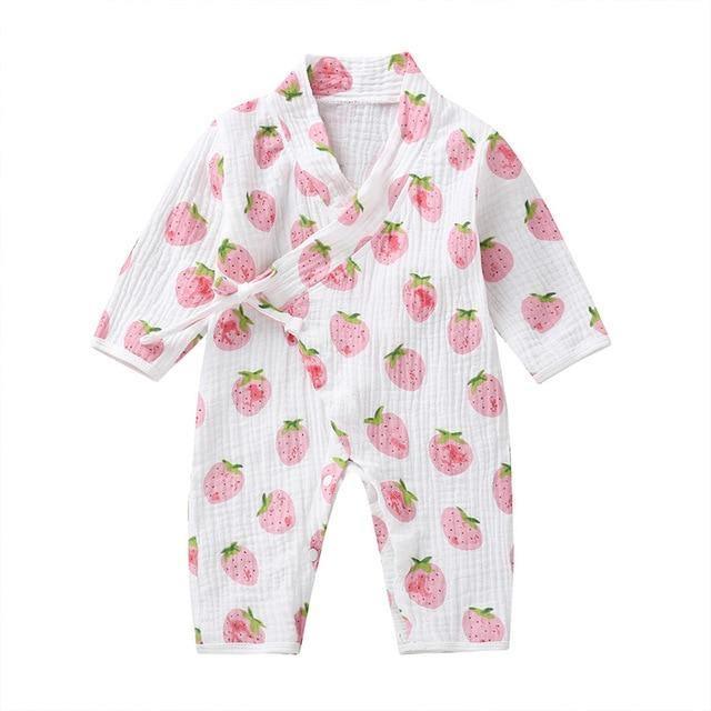 Geribbelde Baby Kimono