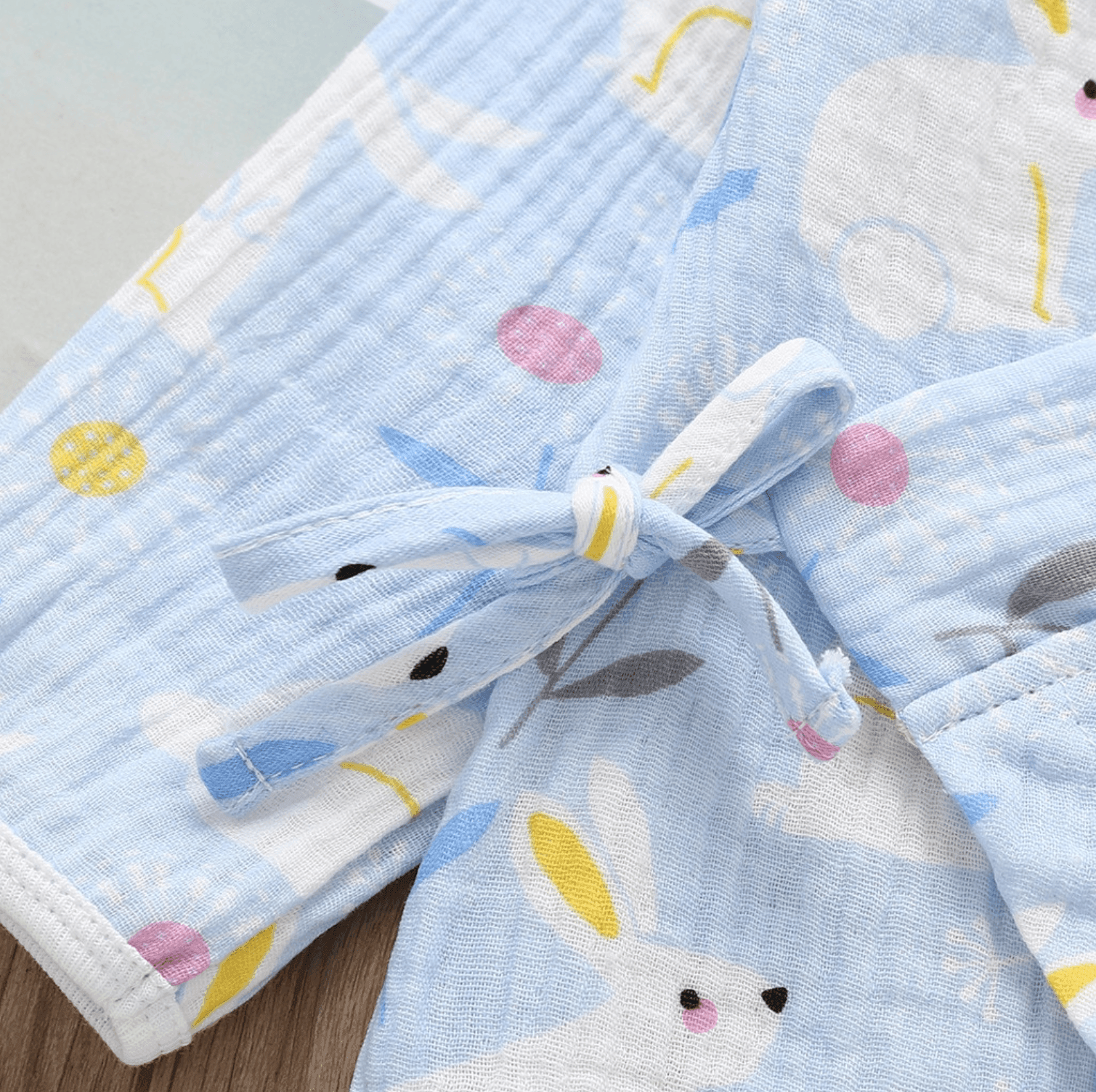 Geribbelde Baby Kimono