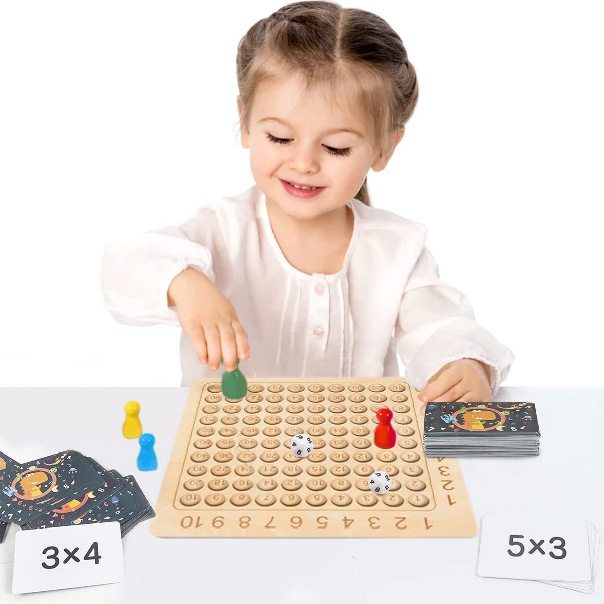 Montessori Multiplication game for preschoolers