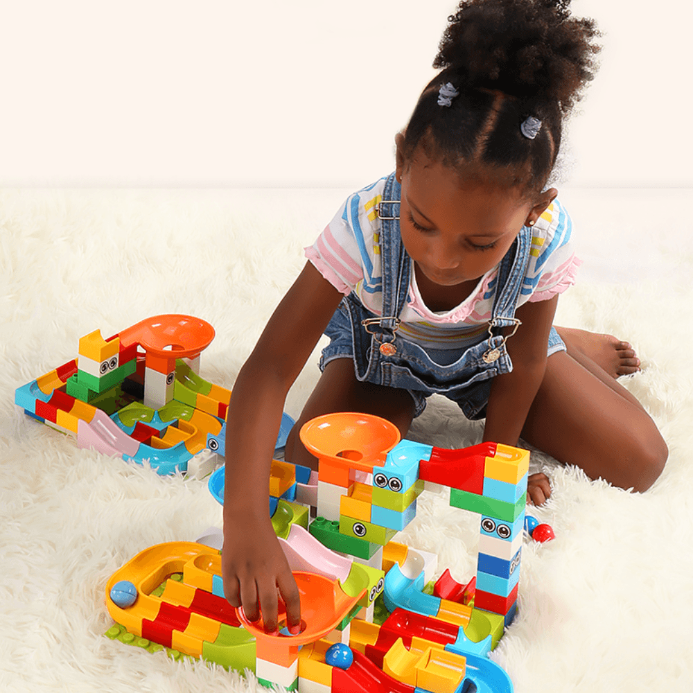 Montessori Playblox Puzzelset™ - Ontwikkeld motoriek en verbeelding